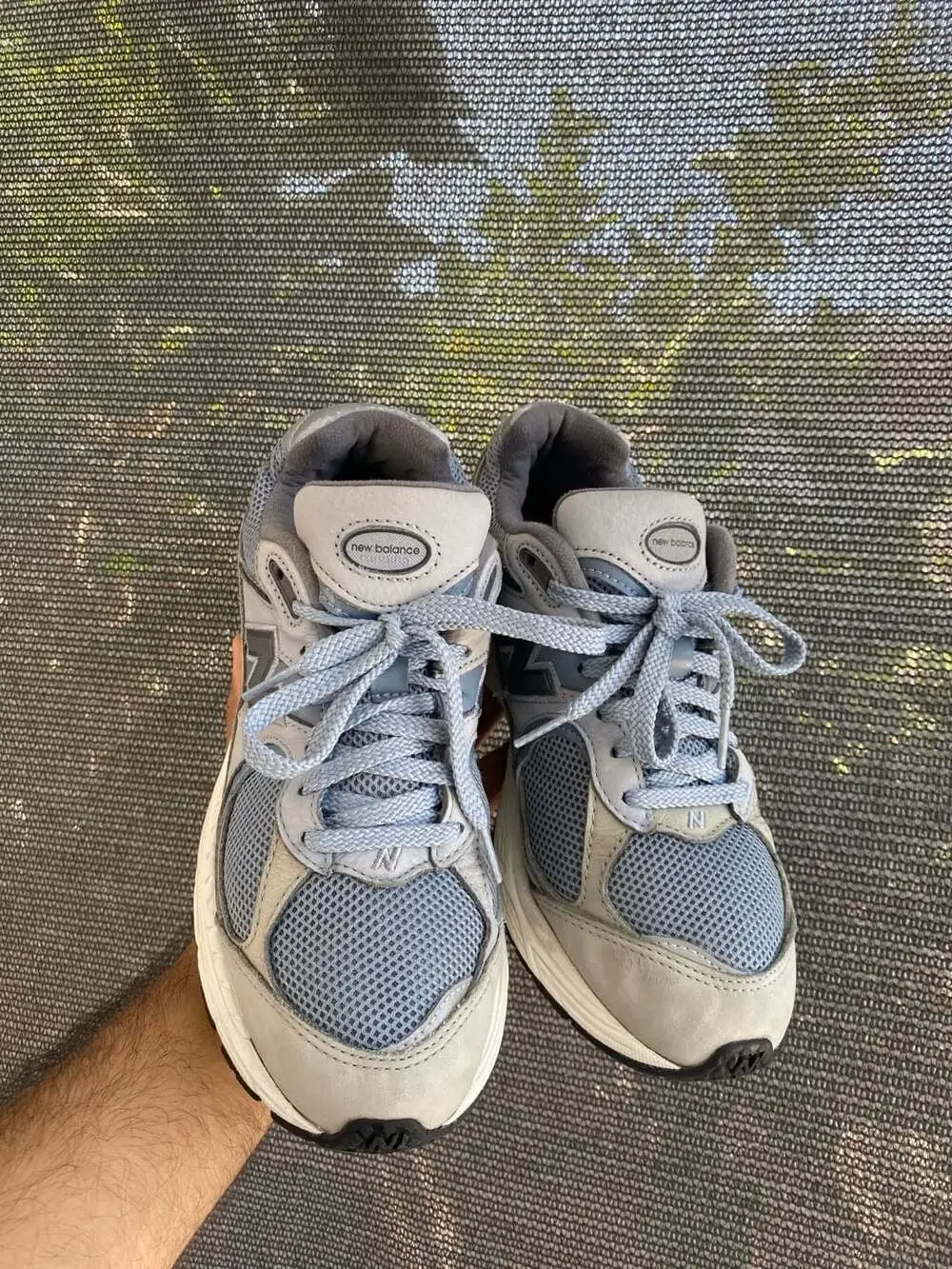 New Balance 2002R 'Rain Cloud' Light Blue Mesh Sneakers ML2002RR